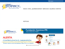 Tablet Screenshot of fcaminosips.org